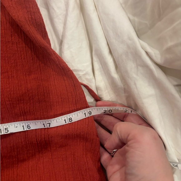 Beachy Crinkle Dress in Teracotta Color - Picture 5 of 6